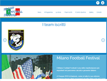 Tablet Screenshot of milanofootballfestival.it